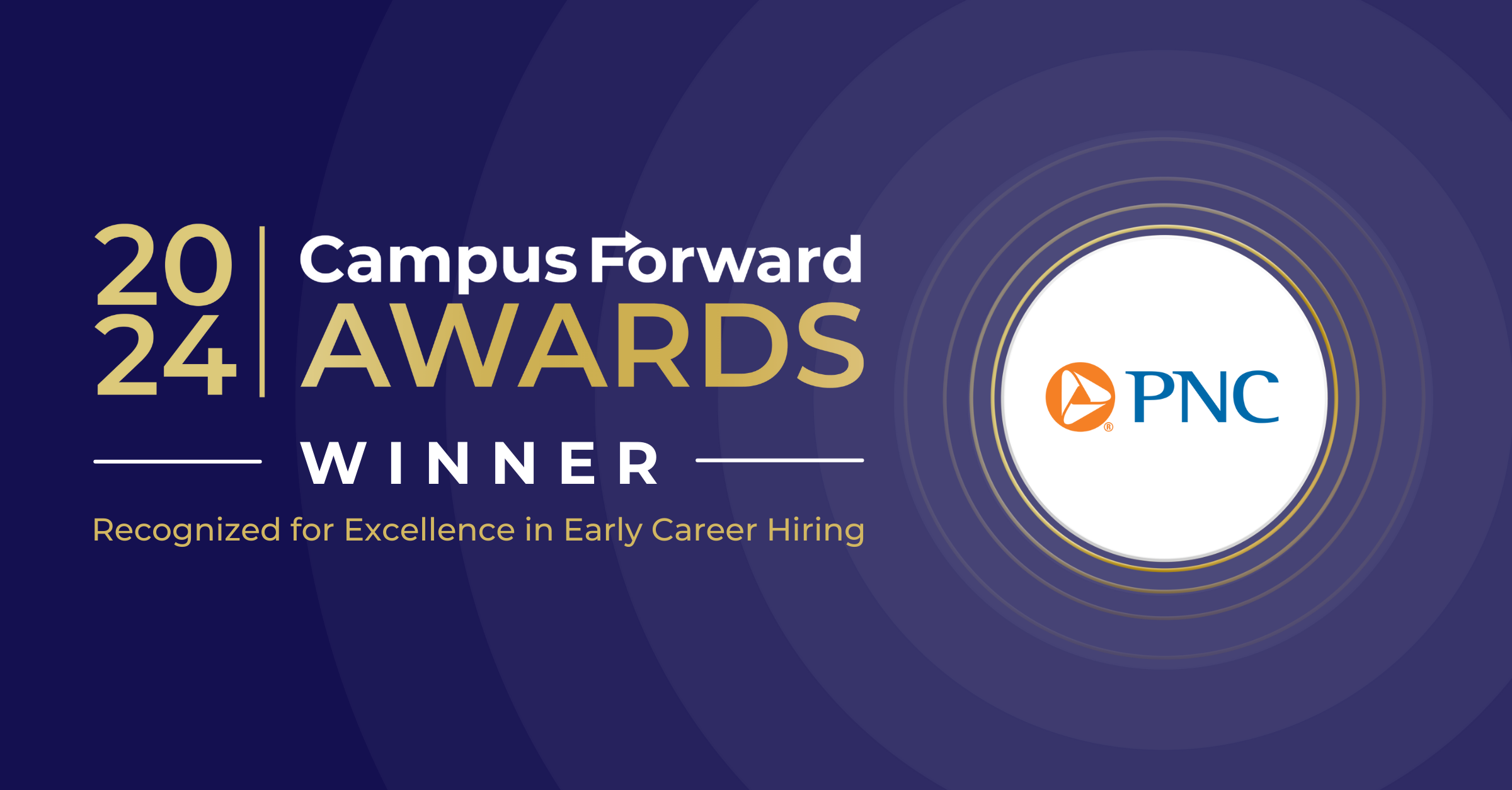 PNC Financial Services Group 2024 Campus Forward Award Winner